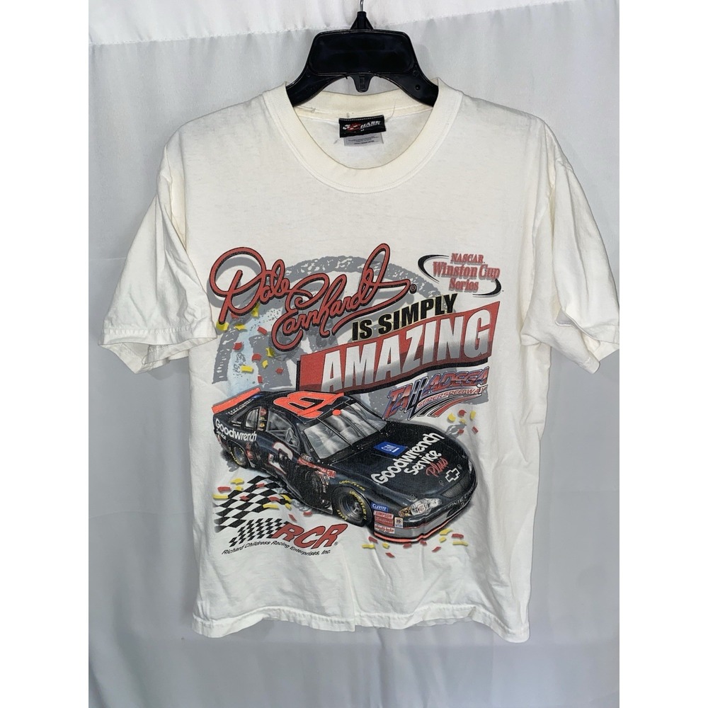 Vintage Dale Earnhardt Sr. Talladega Nascar Simply Amazing Double Sided T Shirt